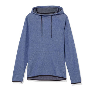 <b>Top</b> Selling 400g No <b>Strings</b> Blank Fleece Regular Sleeve Oversized Hoodies Men Cotton Pullover Wholesale Custom 3D Embroidery - Product Image 3