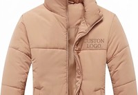 Blouson Bomber en Daim Tissé pour Femme, Couleur Unie, Col à Capuche, Fermeture Éclair, Doublure en Polyester, Idéal Printemps, Logo Avant