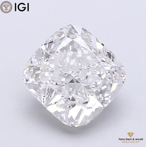 Diamante Cultivado en Laboratorio CVD con Certificado IGI, Color E, Claridad VVS1, 1.50 Quilates, Corte Cuadrado Cojín, para Colección de Anillos Modernos - Product Image 1