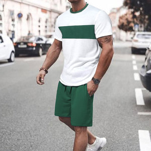 2 Piece Men's Shorts <b>Sets</b> Sportswear Custom Summer Wholesale Sweats Suits Sports Men's Shorts <b>Sets</b> Plain <b>Twin</b> <b>Sets</b> - Product Image 3