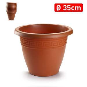 MACETA 35CM Pot de fleurs en plastique Élégance et durabilité pour plantes et fleurs d'intérieur/extérieur - Product Image 3
