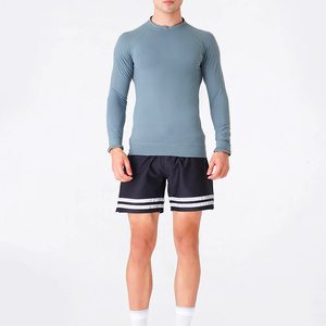 Camiseta de Compresión Personalizada de Manga Larga para Hombre, Rashguard de MMA Transpirable, Camiseta de Compresión para Natación BJJ con Sublimación, Venta al Por Mayor OEM - Product Image 2