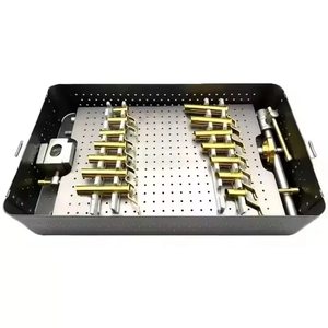 Système d'opérations tubulaires MIS, ensemble complet d'instruments de chirurgie de la colonne vertébrale à intervention minimale, kit de rétracteurs orthopédiques, outils chirurgicaux - Product Image 1