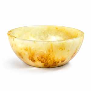 Tazón de servir de resina epoxi con efecto mármol de lujo, tazón decorativo contemporáneo hecho a mano para cocina, comedor y entretenimiento. - Product Image 2