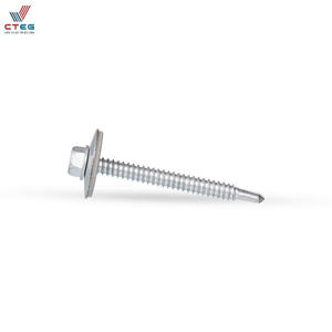 Vis de fixation pour toiture métallique, galvanisées à chaud, pour hangar industriel - Product Image 4