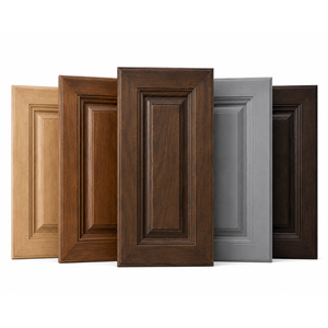 Paneles de Puertas de Madera para Gabinetes de Cocina al por Mayor, Proveedor de Exportación de Fábrica de Puertas de Gabinete con Panel Elevado Moderno de Vietnam - Product Image 1