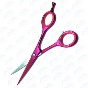Tijeras profesionales de peluquero Rosa hechas de acero inoxidable de grado premium J2 Tijeras de corte de pelo de salón de 6" - Product Image 4