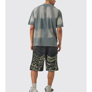 T-shirts pour hommes 100% coton à manches courtes, anti-rides, vente en gros, personnalisables, imprimés ou unis, coupe classique, en vente - Product Image 4