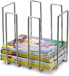 Customized for Nickel Plated Metal Magazine & Newspaper <b>Display</b> <b>Rack</b> Book Stand Made in India - Product Image 1
