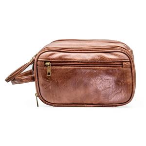 Men's <b>Toiletry</b> <b>Bag</b> Groomsmen Gift Water-proof Leather Dopp Kit for Him Christmas Gifts TYG-0073 - Product Image 3