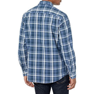 Camisa de Manga Larga Casual para Hombre, Color Sólido, para Oficina, Venta al Por Mayor, Fabricante OEM, 100% Algodón Twill - Product Image 6