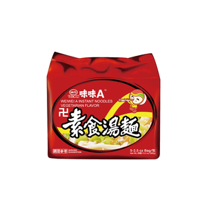 เว่ยเว่ย บะหมี่กึ่งสำเร็จรูปรสชาติอาหารมังสวิรัติ (แบบถุง) บะหมี่แบบถ้วย - Product Image 2