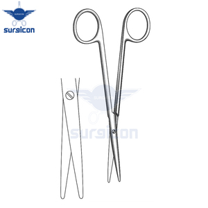 Tijeras de disección Metzenbaum Fino de 14.5 cm (5¾ pulgadas), rectas, puntiagudas, de acero inoxidable, reutilizables, quirúrgicas - Product Image 5