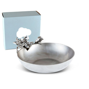 Ensemble de bols en acier inoxydable poli miroir moderne avec support artistique, vaisselle durable résistante à la rouille pour la restauration et le traiteur - Product Image 2
