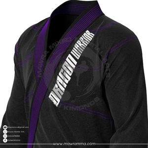 ชุดยิวยิตสูบราซิล Mawra Custom BJJ Kimono แบบซับลิเมชั่น ผ้าฝ้าย 100% ทอลายเพิร์ลวีฟ คุณภาพพรีเมียม ผลิตในประเทศปากีสถาน - Product Image 3