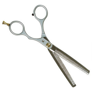 Razor Edge Barber <b>Shears</b> Thinning <b>Shears</b> With Finger Rest Stainless Steel Custom Thinning Scissors - Product Image 4