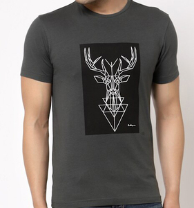 เสื้อยืดคอตตอนพิมพ์ลายคุณภาพสูงสำหรับผู้ชาย ทรงปกติ คอกลม สวมใส่สบาย เหมาะสำหรับแฟชั่นฤดูร้อนและการสวมใส่ในชีวิตประจำวัน - Product Image 1
