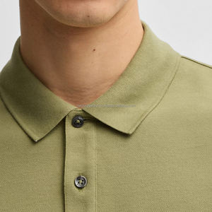 Nardon เสื้อยืดโปโลลำลองสำหรับผู้ชาย, เสื้อครอป Boxy แขนสั้นลายทางปักลายกราฟิกพิมพ์สีพื้น - Product Image 6