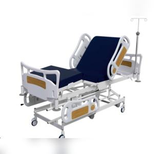 Lit d'hôpital manuel durable pour soins intensifs, réglable en hauteur, avec têtes et pieds de lit en ABS, qualité médicale - Product Image 2