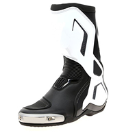 Bottes de moto Drain Sports DS-MCB-1905 d'hiver brodées à fermeture éclair, montantes, imperméables, légères, design personnalisé