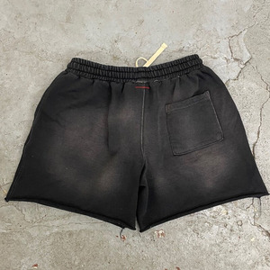 Shorts décontractés d'été pour hommes en toile 100 % coton avec logo frontal, taille mi-haute, fermeture à cordon, séchage rapide et tissu respirant - Product Image 3