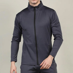 Chaqueta Deportiva Delgada para Hombre, OEM, con Tela Elástica Frontal, Transpirable, de Secado Rápido, Ropa Deportiva Personalizable de Alta Calidad - Product Image 1