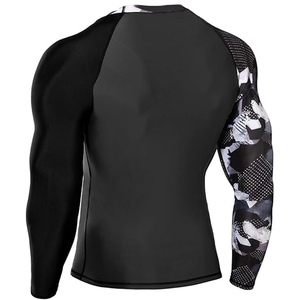 เสื้อรัดรูปแขนยาวสำหรับผู้ชาย OEM ลายกราฟิก ป้องกันรังสียูวี รับผลิตแบรนด์ตามสั่ง ขายส่งจำนวนมาก - Product Image 2