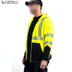 In Wholesale Custom Logo <b>High</b> <b>Visibility</b> Reflective Safety <b>Jackets</b> for Construction Traffic Road Safety Waterproof Outdoor - Product Image 3