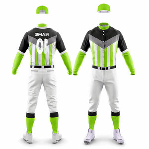 Uniform Printing Team <b>Baseball</b> Kits Adults Kids Clothing Softball Uniform Wholesale Low MOQ Lightweight Quick Dry 300 Gsm - Product Image 4