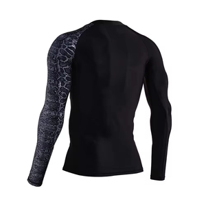 New Arrival Compression Fitness Shirt Rash Guard Wholesale High Quality Rash Guard Shirt For Men Made In Pakistan - Product Image 6
