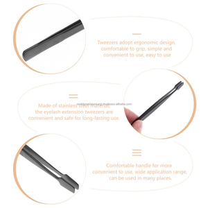 Pinzas para Pestañas de Acero Inoxidable WORLD PRECISION SURGICAL, Antiestáticas, con Punta Dentada, para Extensión de Pestañas, Multifuncionales - Product Image 6