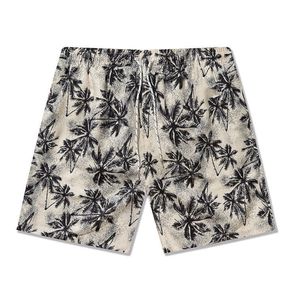 <b>Men</b> Hawaiian Print Swim Trunks Quick Dry Beach Board Shorts Tropical Palm Tree Swimwear OEM ODM Wholesale Pro - Product Image 4