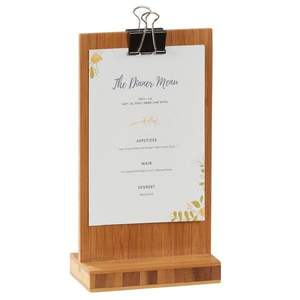 Porta Menús de Madera para Mesa de Restaurante |   Marco de Exhibición de Menús Hecho a Mano |   Suministro al por Mayor de Fábrica - Product Image 1
