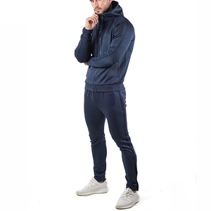 Conjunto Deportivo de Alta Calidad para Hombre, Sudadera con Capucha de Felpa de Algodón, Pantalones Deportivos con Cierre Completo, Ropa Deportiva Informal con Logotipo Personalizado - Product Image 5