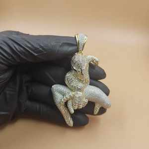 Colgante 3D de Spider-Man en Plata de Ley 925, Colgante Personalizado de Personaje de Dibujos Animados para Hombre, Regalo de Cumpleaños, Joyería Hip Hop - Product Image 2