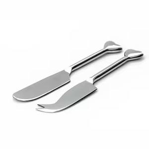 Ensemble de couteaux à fromage en métal de designer pour l'hôtellerie, collection de coupe-fromage durables - Product Image 2