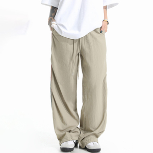 Pantalon coupe-vent personnalisé pour femme avec logo, pantalon de survêtement en nylon respirant pour femme avec empiècements latéraux, idéal pour l'été - Product Image 2