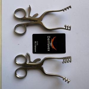 Rétracteur chirurgical auto-rétentionnel Weitlaner à pointes coupantes et mates en acier inoxydable par Dentavex Corporation - Product Image 2