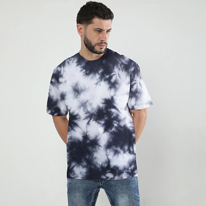 <b>Tie</b> Dye Spiral T Shirt Custom Logo 100% Cotton Oversized Streetwear Casual Unisex Summer Tee Wholesale - Product Image 3