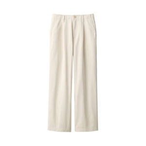 Pantalon large taille haute en lin et coton pour femme, coupe décontractée avec cordon de serrage, couleur unie, longueur totale, respirant, idéal pour l'été - Product Image 2