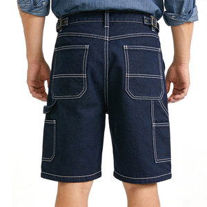 Shorts en jean décontractés pour hommes, respirants, coupe droite, personnalisables, streetwear, shorts cargo en jean pour l'été, pour l'extérieur - Product Image 2