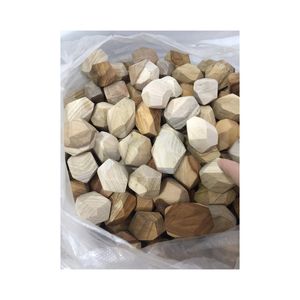 Tumi Ishi pierre d'équilibre en bois-bloc de jeu empilable-jouet Montessori pour enfant-bloc d'équilibrage en pierre en bois naturel 99GD - Product Image 1