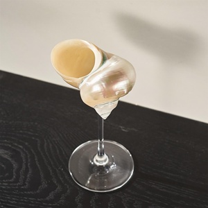 Vaso de concha marina estilo vintage, vasos de concha natural para cócteles y martinis - Product Image 2