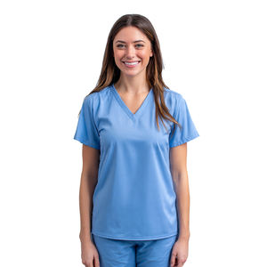 Hauts de travail pour femmes, uniformes de toilettage pour animaux, vêtements de travail imprimés, motifs animaux de dessin animé - Product Image 5