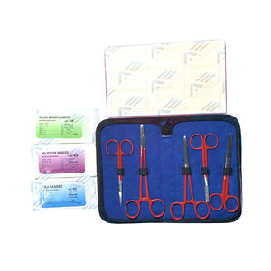 Suture <b>Practice</b> With Large Suture <b>Pad</b> Medical Students <b>Practice</b> Kit Medical Suture Kit Stainless Steel Complete Medic Instrument - Product Image 1