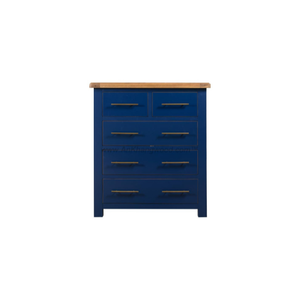 Modern Solid Wood Tallboy Cabinet Dresser with 5 Drawers Eco-Friendly Apartment Bedroom Furniture at Factory Price - Product Image 1
