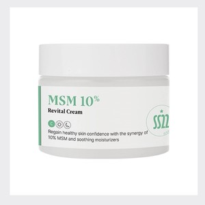 Crème visage SS22 MSM 10% Revital Cream, crème régénérante pour le visage, crème visage pour hommes, crème visage GHKCU, crème visage TWG, crème visage éclatante - Product Image 3