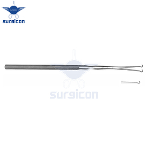 Gancho para Piel Barsky de 15 cm (6 Pulgadas) y 3 mm, Retractor Quirúrgico de Acero Inoxidable, Instrumento Médico para Cirugía Plástica Reconstructiva - Product Image 4