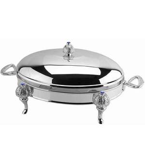 Chauffe-plat de luxe en acier inoxydable, idéal pour les buffets, la restauration, les mariages et les événements professionnels - Product Image 3