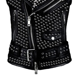 Chalecos Clásicos de Cuero Genuino para Hombre, 100% Piel de Vacuno, Chaqueta sin Mangas para Motociclistas, Corte Ajustado, Casual, Impermeable, Primavera - Product Image 4